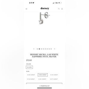 Dorsey hendry Sapphire Stud Earrings